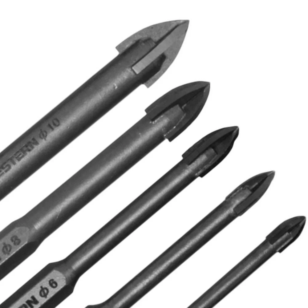 Jogo Broca Indestrutivel Universal 5pcs Multimateriais Encaixe Hexagonal 4A10MM Western H-12