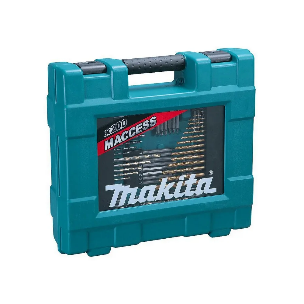 Jogo Brocas e Pontas 200 Pecas X200 Maccess Makita D-37194