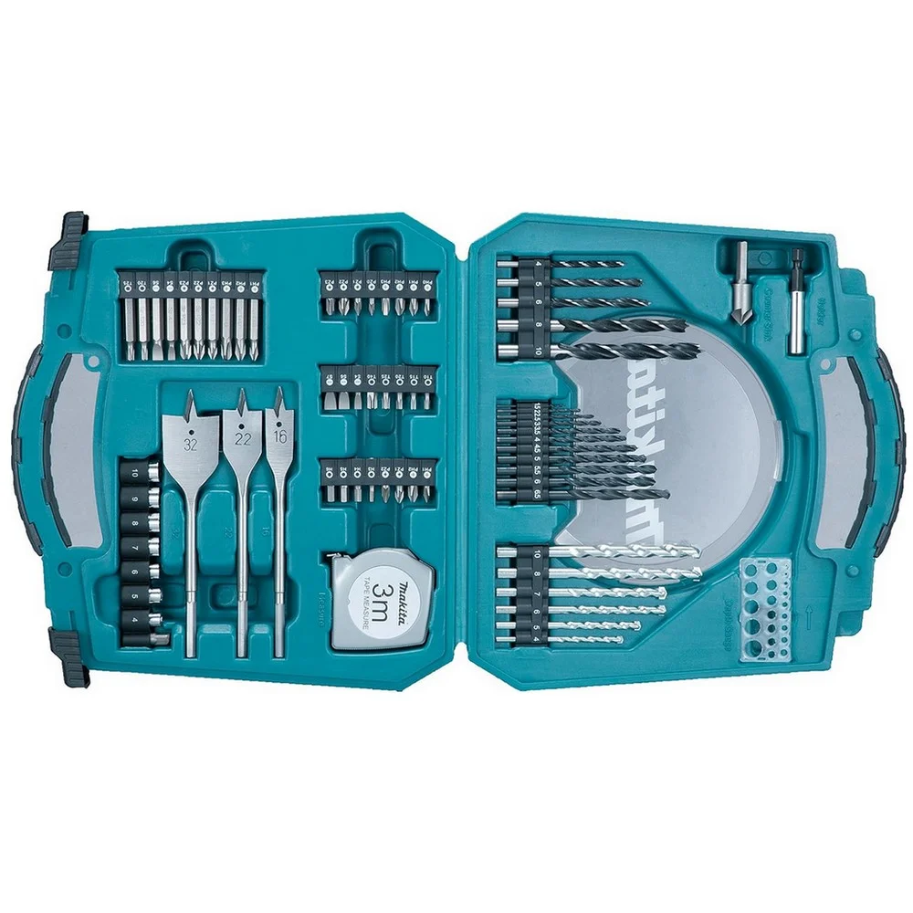 Jogo Brocas e Pontas 71 Pecas Makita D-47145