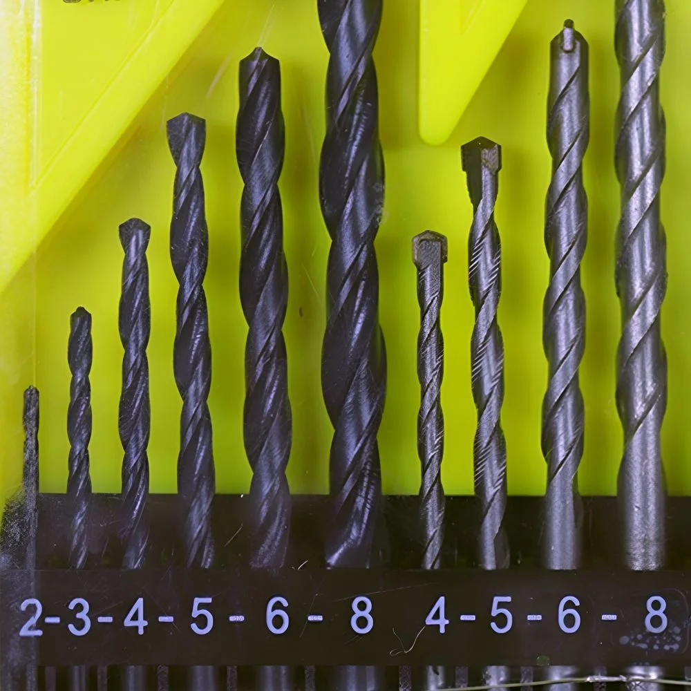 Jogo Brocas para Metal Madeira Concreto 16pcs 2A10MM Thompson 1934