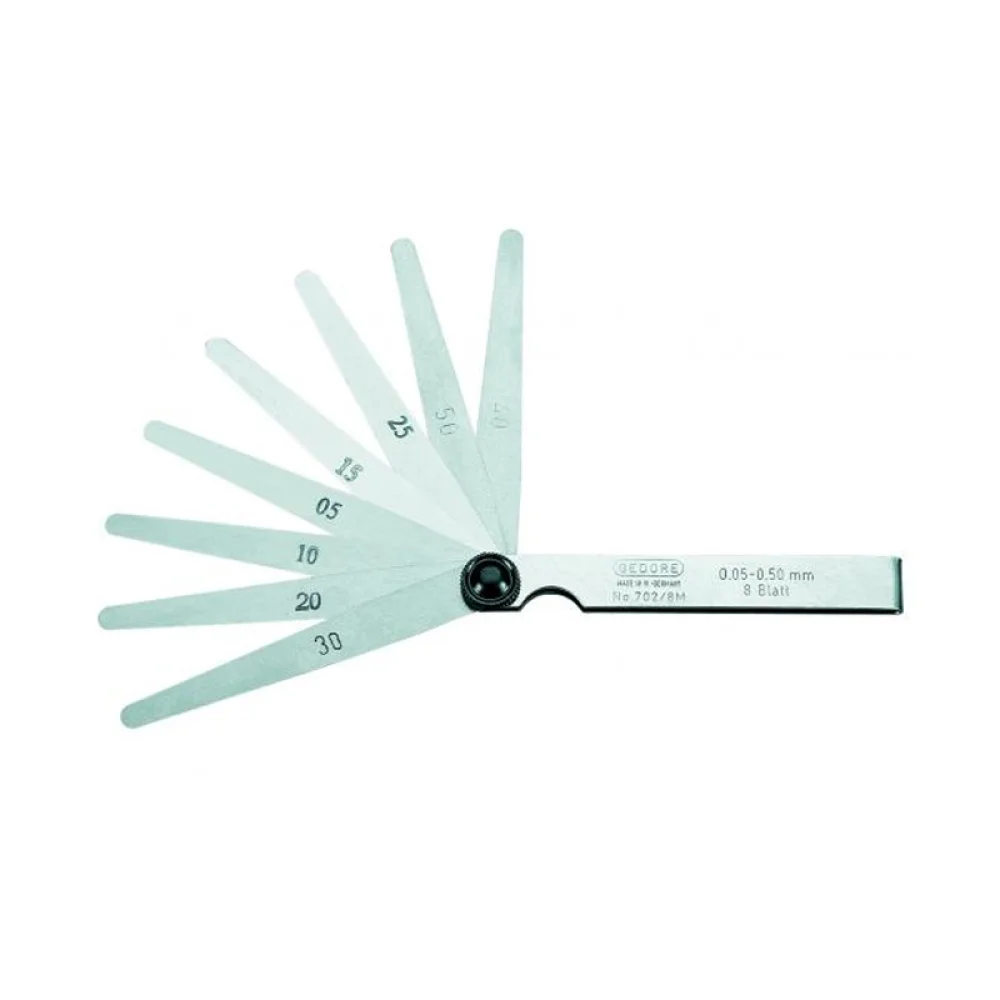 Jogo Calibre de Folga 13 Laminas Comprimento 100MM 0,05A1MM Gedore 702-13M