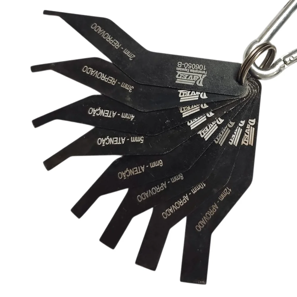 Jogo Calibre Inspecao Desgaste Pastilha Freio 8pcs Raven 106050