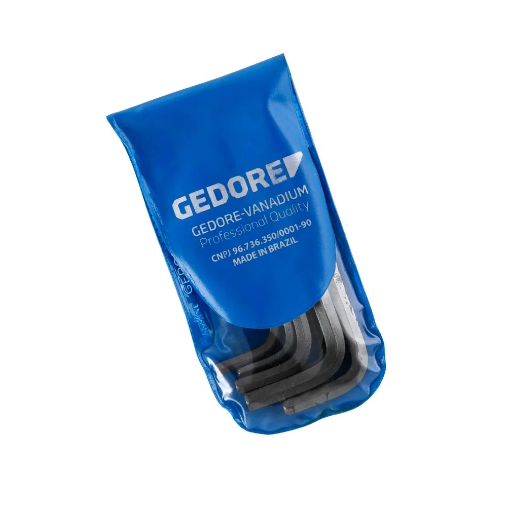 Jogo Chave Allen 8 Pecas CRV 1/16A1/4" Gedore 42/8P