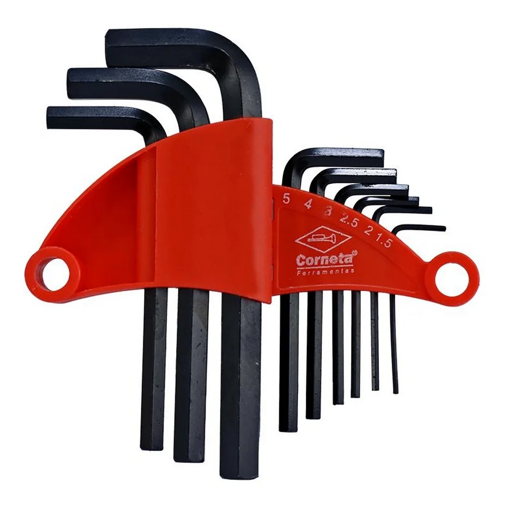 Jogo Chave Allen 9 Pecas CRV 1,5A10MM Corneta 3121052