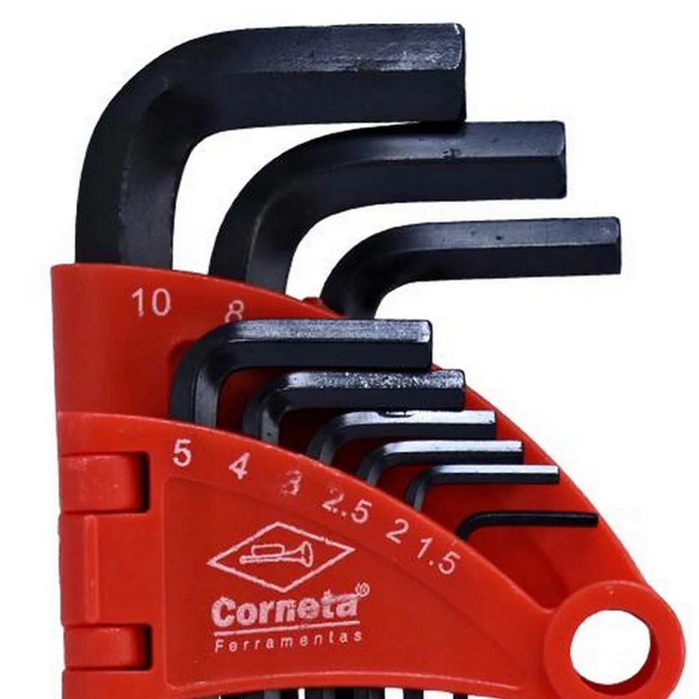 Jogo Chave Allen 9 Pecas CRV 1,5A10MM Corneta 3121052