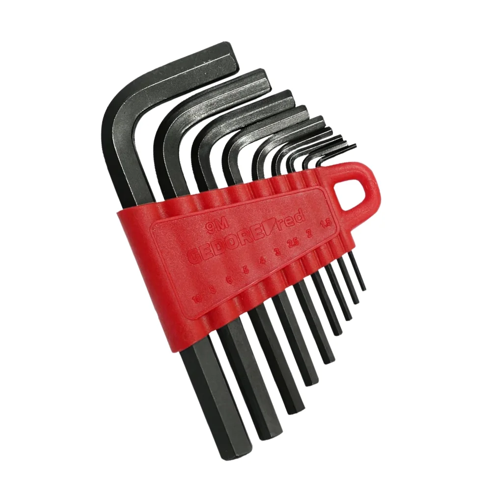 Jogo Chave Allen 9 Pecas CRV 1,5A10MM Gedore Red R36605109
