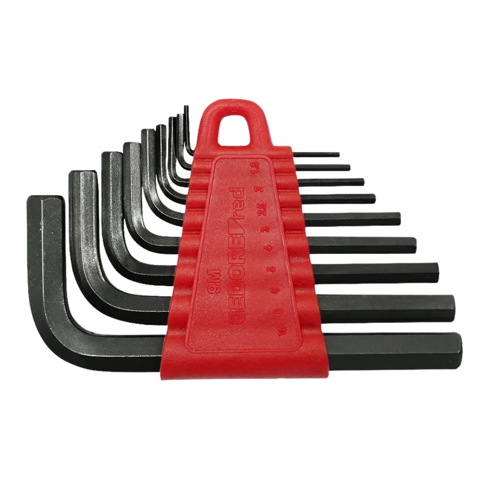 Jogo Chave Allen 9 Pecas CRV 1,5A10MM Gedore Red R36605109