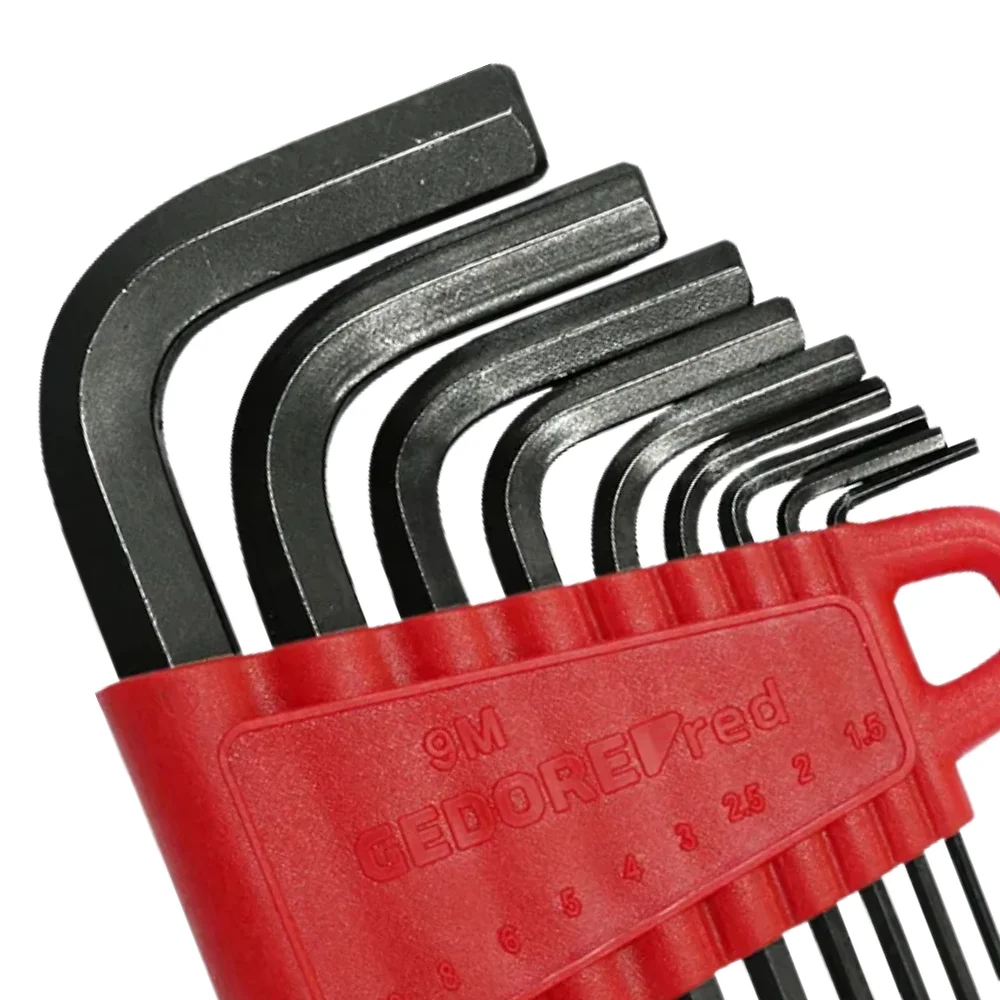 Jogo Chave Allen 9 Pecas CRV 1,5A10MM Gedore Red R36605109