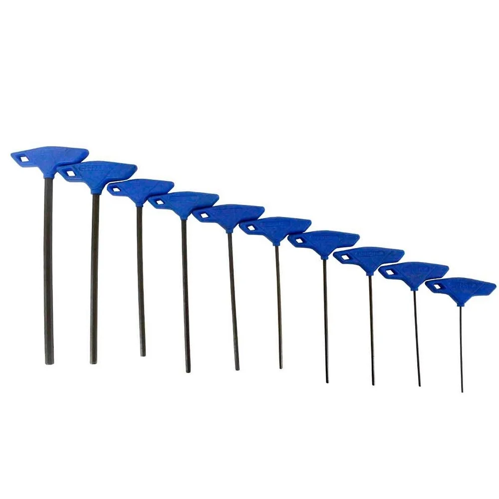 Jogo Chave Allen com Cabo T 10 Pecas CRV 5/64A3/8" Gedore 42T