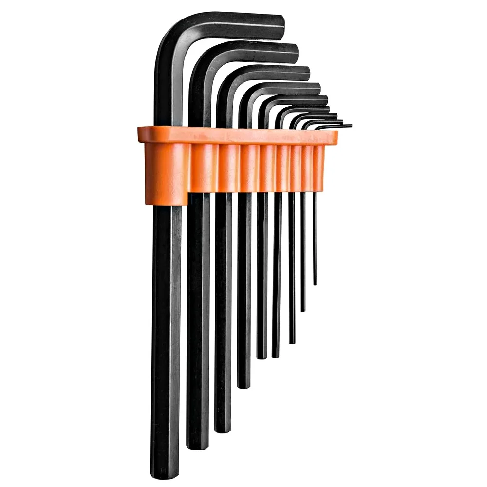 Jogo Chave Allen Longa 9 Pecas CRV 1,5A10MM Tramontina Pro 44421/209
