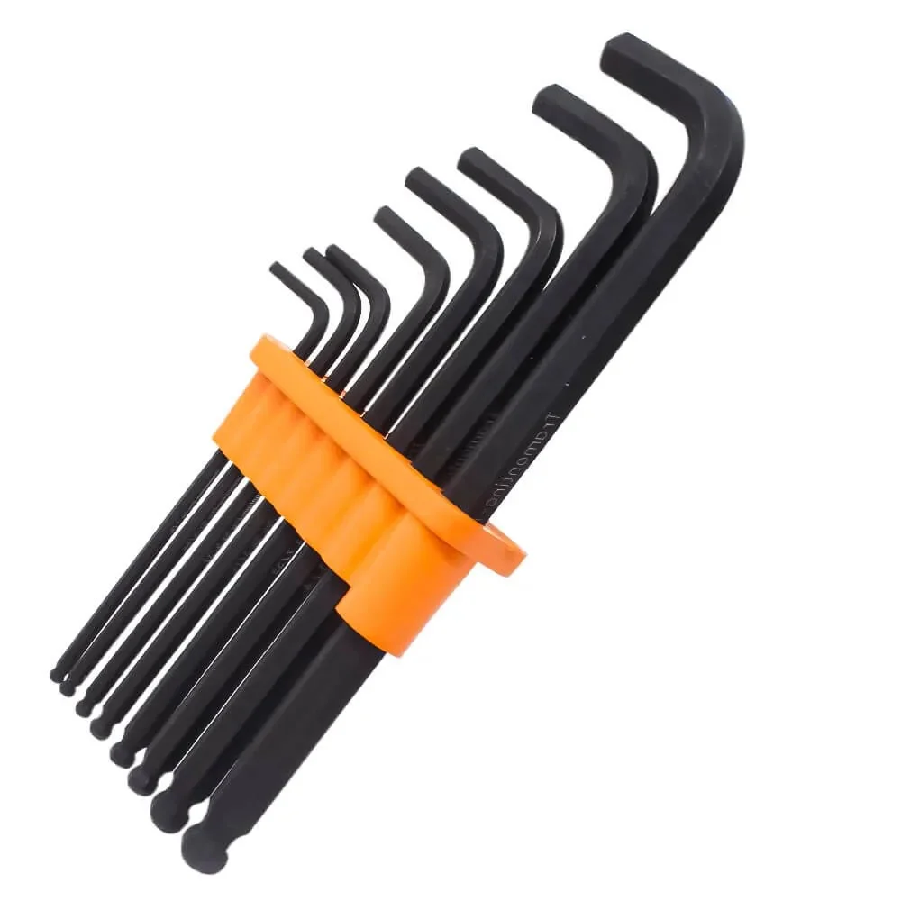Jogo Chave Allen Ponta Bola 8pcs CRV 1/8-3/8" Tramontina Pro 44461/208