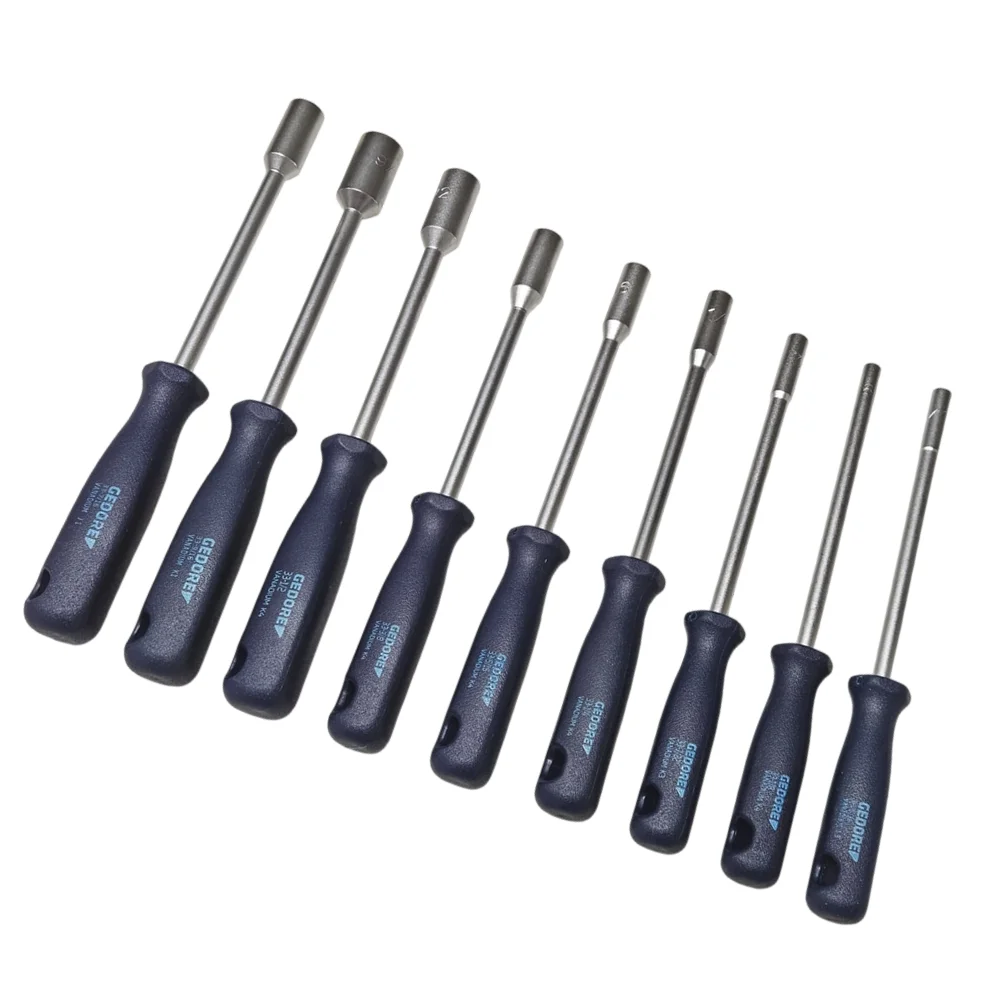 Jogo Chave Canhao 9 Pecas CRV 1/8-9/16" Gedore 33/9P