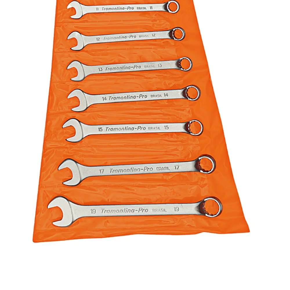 Jogo Chave Combinada 12pcs CRV 6A19MM Tramontina Pro 44660/292