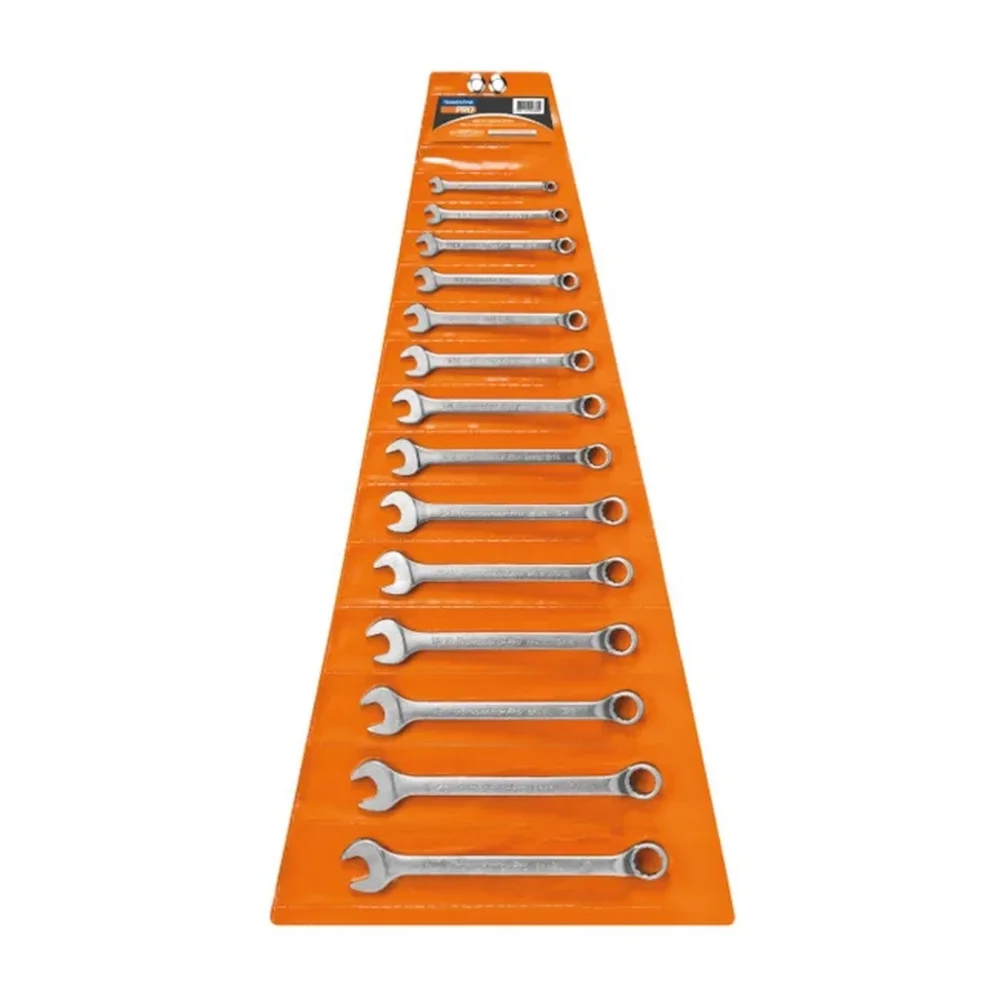 Jogo Chave Combinada 14pcs CRV 6A19MM Tramontina Pro 44660/214