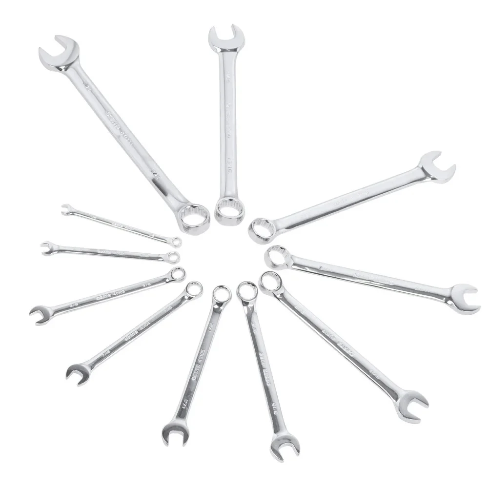 Jogo Chave Combinada 15 Graus 11pcs CRV 1/4A7/8" Sata ST09021SJ