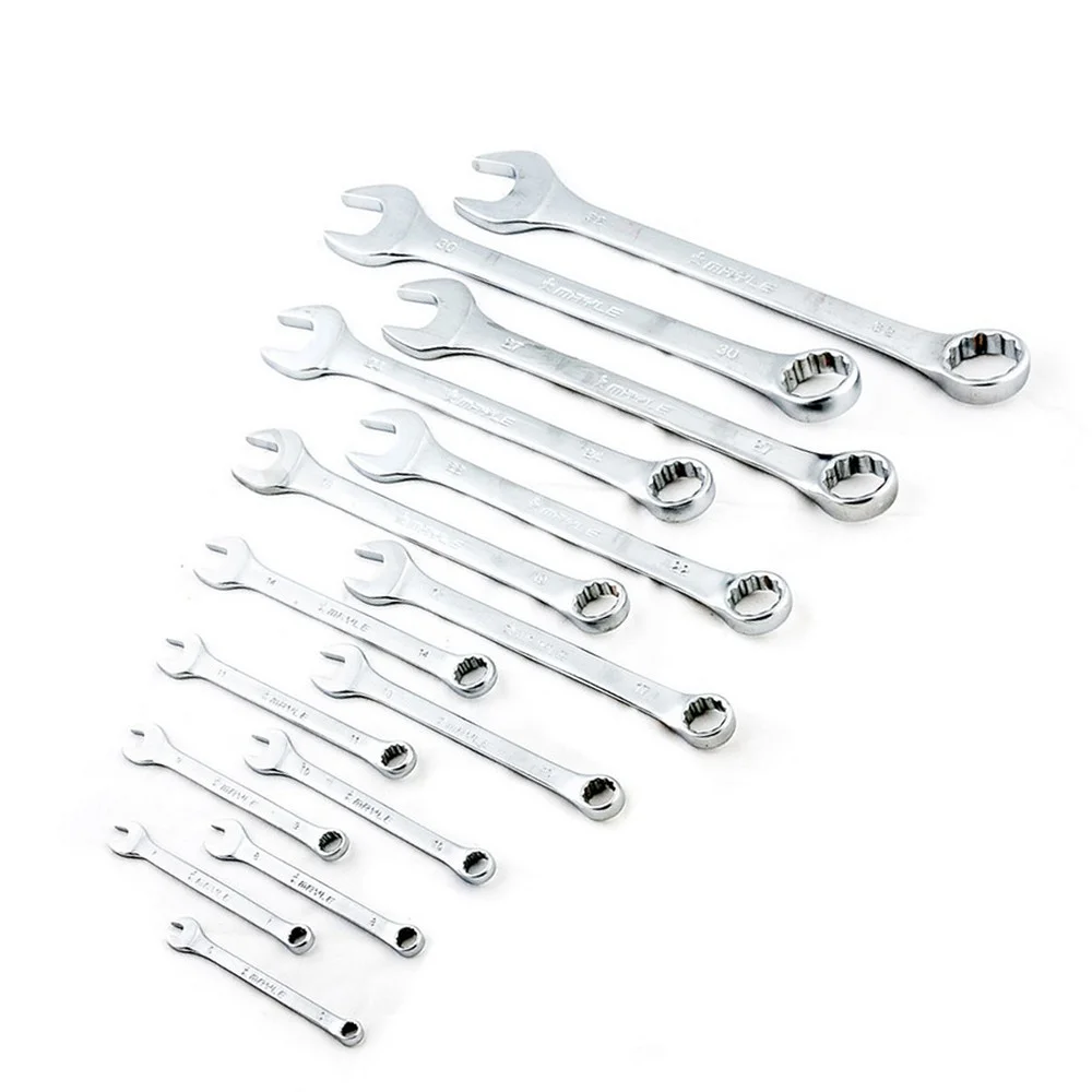 Jogo Chave Combinada 15 Graus 15pcs CRV 6A32MM Mayle 102404MY