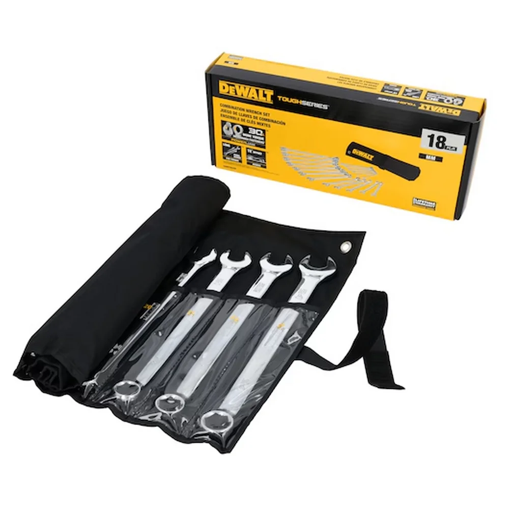 Jogo Chave Combinada 15 Graus 18pcs CRV 6A24MM Dewalt DWMT45429