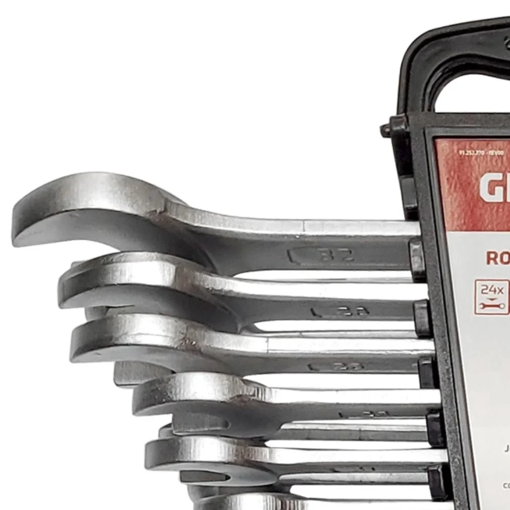 Jogo Chave Combinada 15 Graus 24pcs CRV 6A32MM Gedore Red R09105024