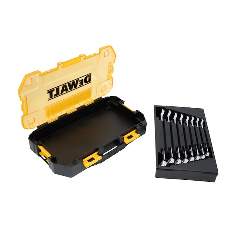 Jogo Chave Combinada 15 Graus 8pcs CRV 10A17MM Dewalt DWMT45426
