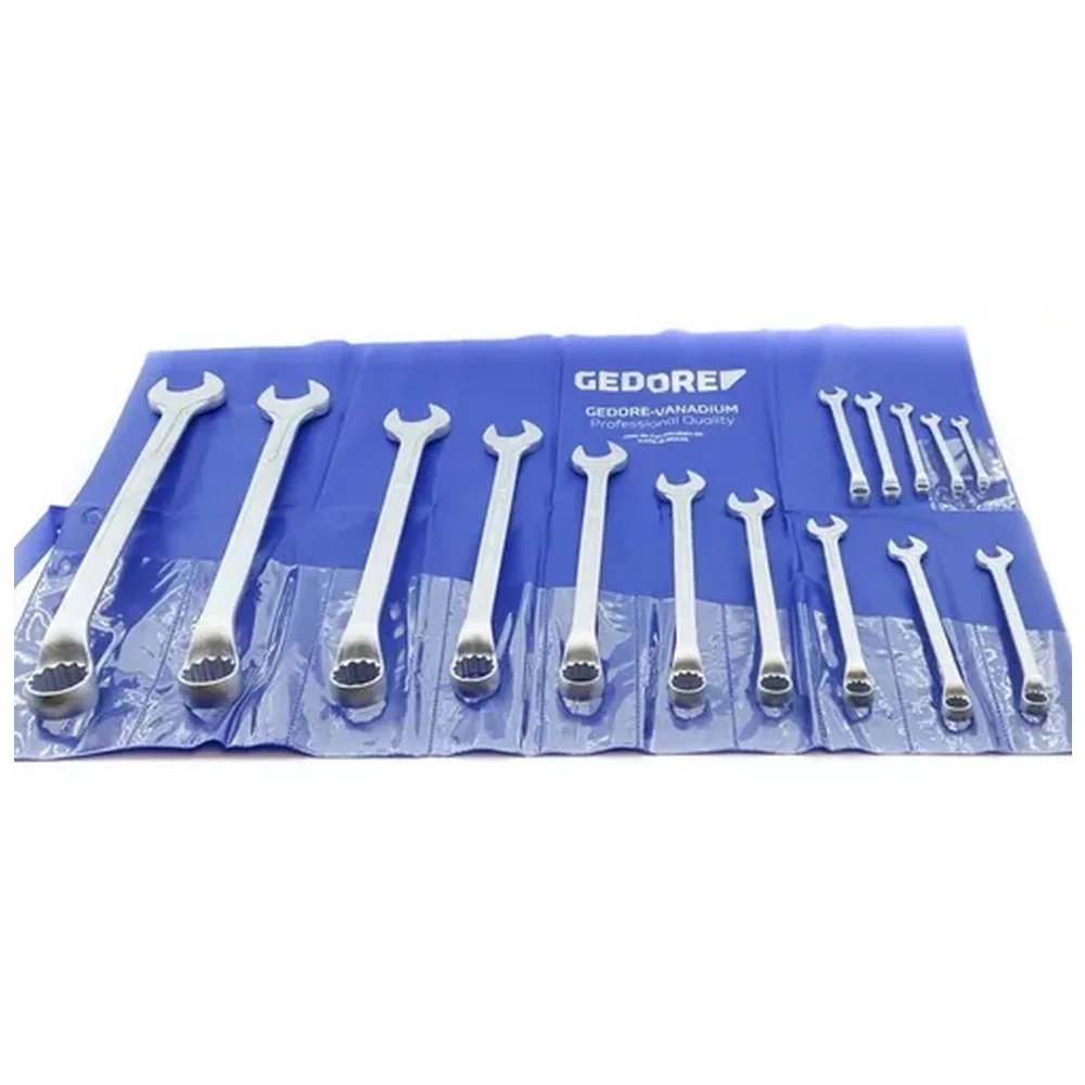 Jogo Chave Combinada 15pcs CRV 6A32MM Gedore 1B15M