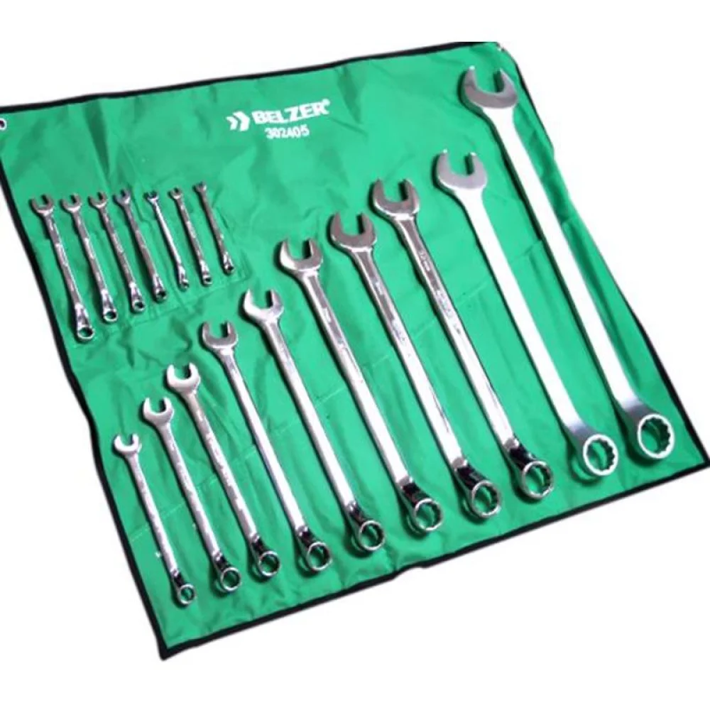 Jogo Chave Combinada 17 Pecas CRV 6A41MM Belzer 302405B