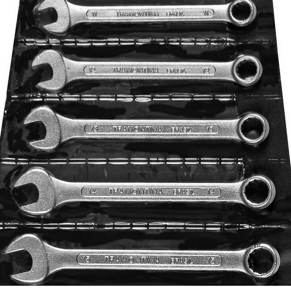 Jogo Chave Combinada 17pcs CRV 6A22MM Tramontina 41128/217