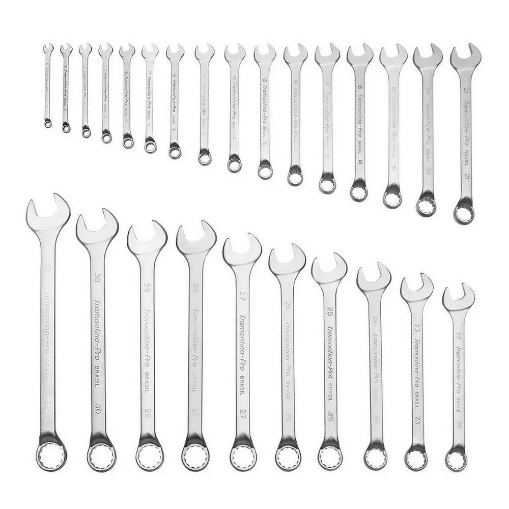 Jogo Chave Combinada 26pcs CRV 6A32MM Tramontina Pro 44660/226