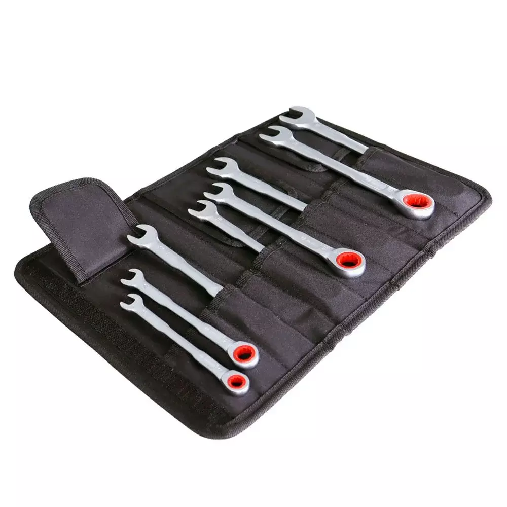 Jogo Chave Combinada com Catraca 8pcs CRV 8A19MM Bosch 1600A03AG5