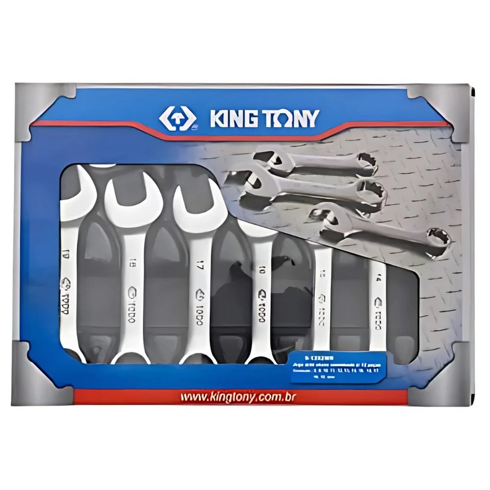 Jogo Chave Combinada Mini 12pcs 8A19MM King Tony 9-1282MR