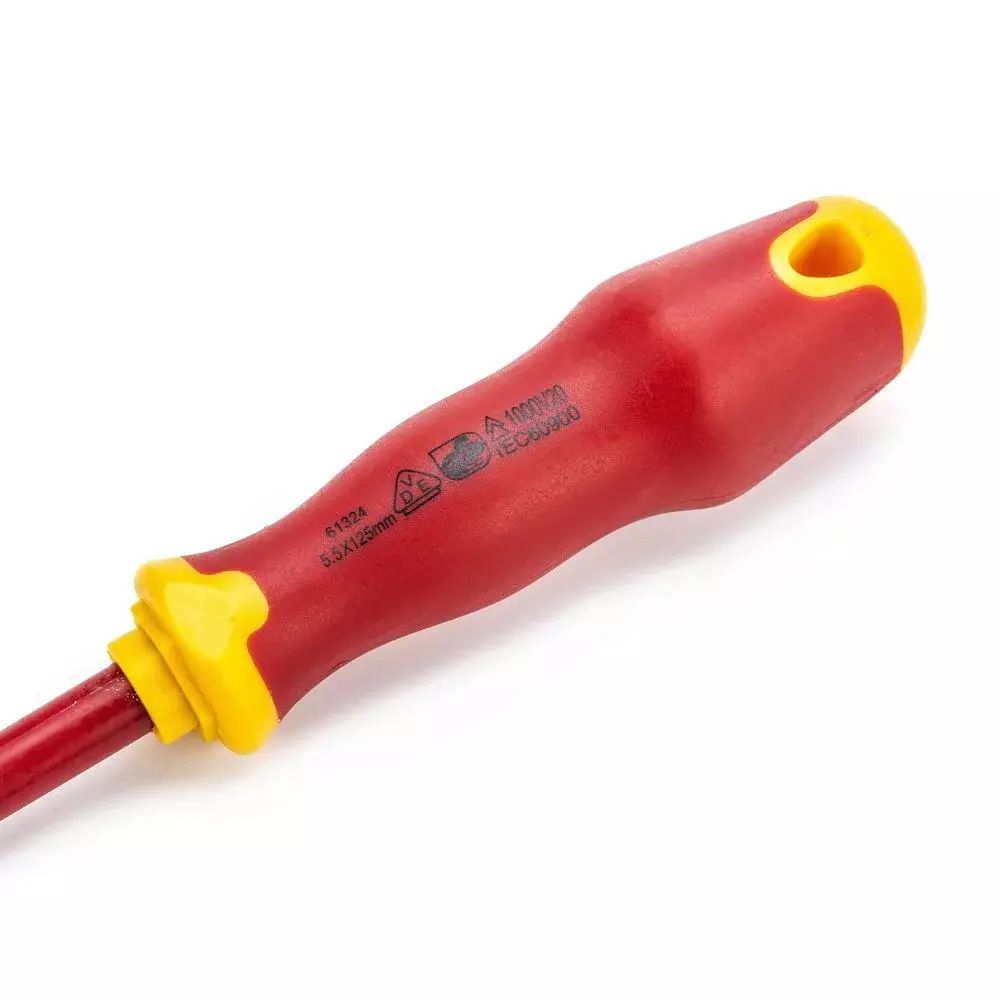 Jogo Chave de Fenda e Phillips Isolada 1000V 5pcs VDE IEC60900 2 Fenda 2 Phillips e 1 Chave Teste CRV Sata ST09302U