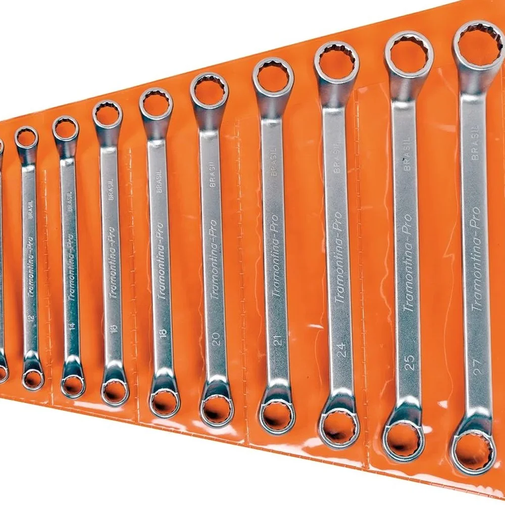 Jogo Chave Estria 12 Pecas CRV 6A32MM Tramontina Pro 44630/212