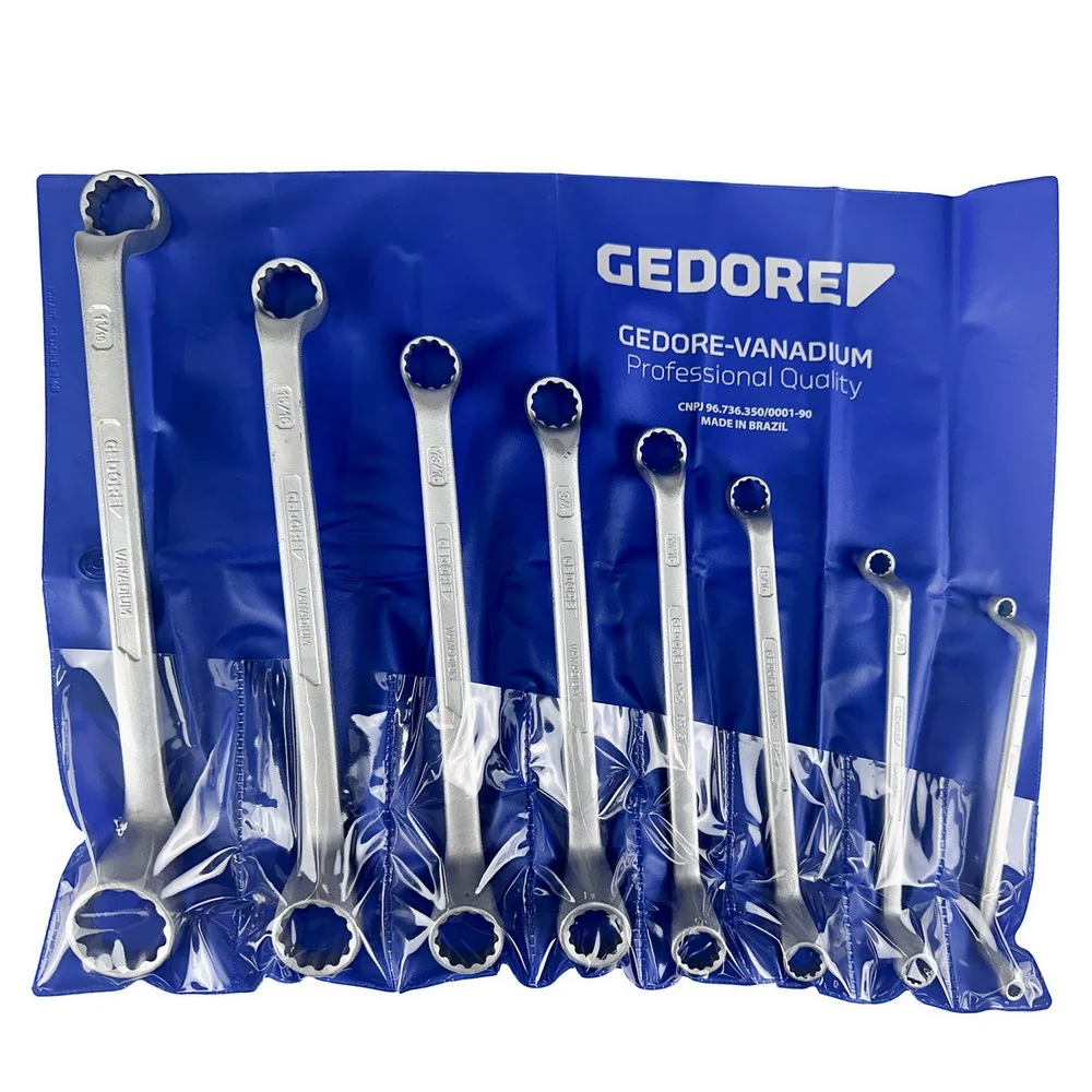 Jogo Chave Estria 8 Pecas CRV 1/4A1.1/4" Gedore 2E8P