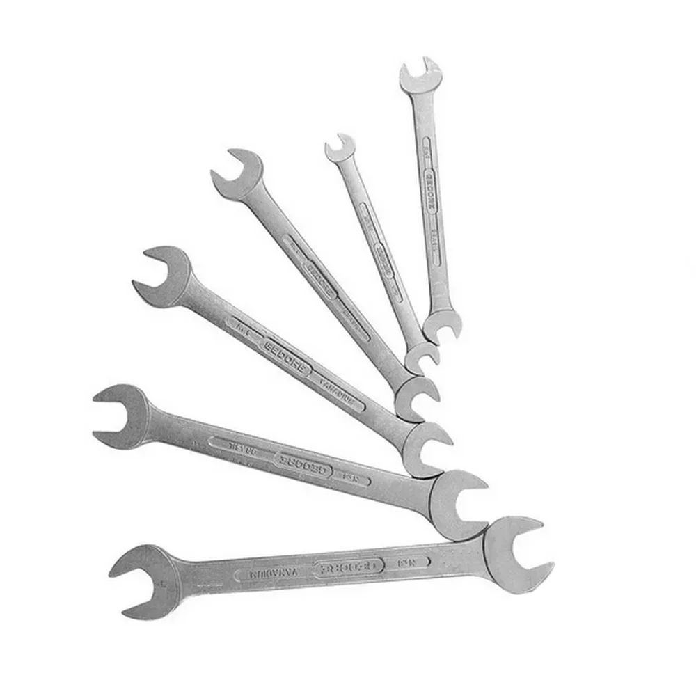 Jogo Chave Fixa 6 Pecas CRV 1/4A7/8" Gedore 6E6P