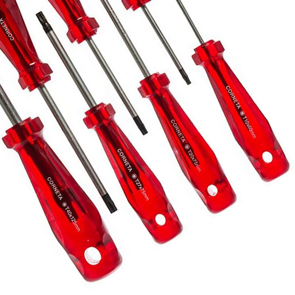 Jogo Chave Torx com Cabo 7 Pecas CRV T10AT40 Corneta 3126007