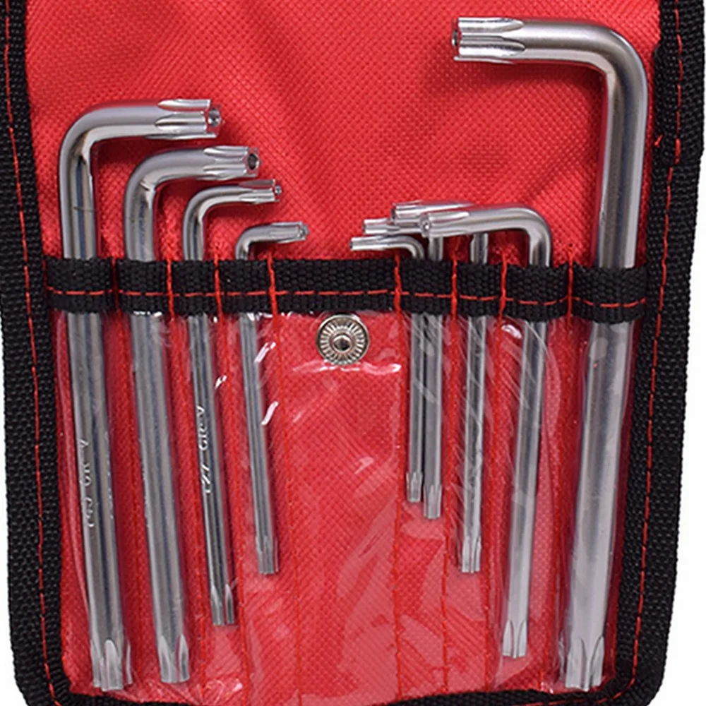 Jogo Chave Torx L 9 Pecas CRV T10AT50 Mtx 123129