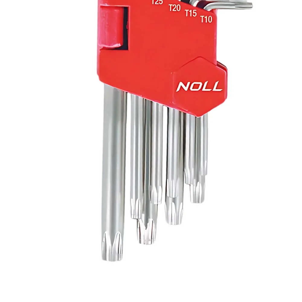 Jogo Chave Torx L 9 Pecas T10AT50 Noll 3740005