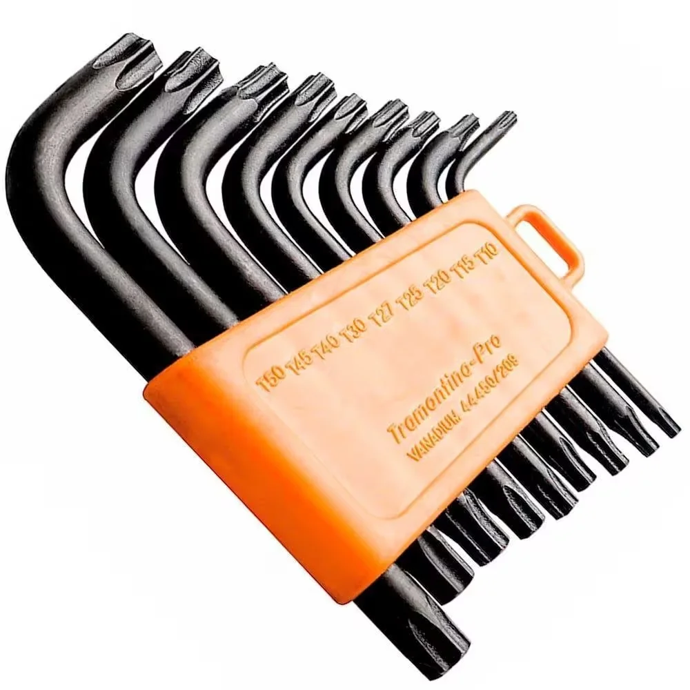 Jogo Chave Torx L 9 Pecas T7AT40 Tramontina Pro 44450/299