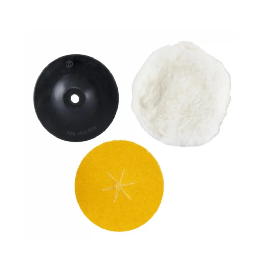 Jogo Conjunto de Polir e Lixar 9pcs Boina Haste Disco de Borracha e 6 Lixas Bosch 2608620745