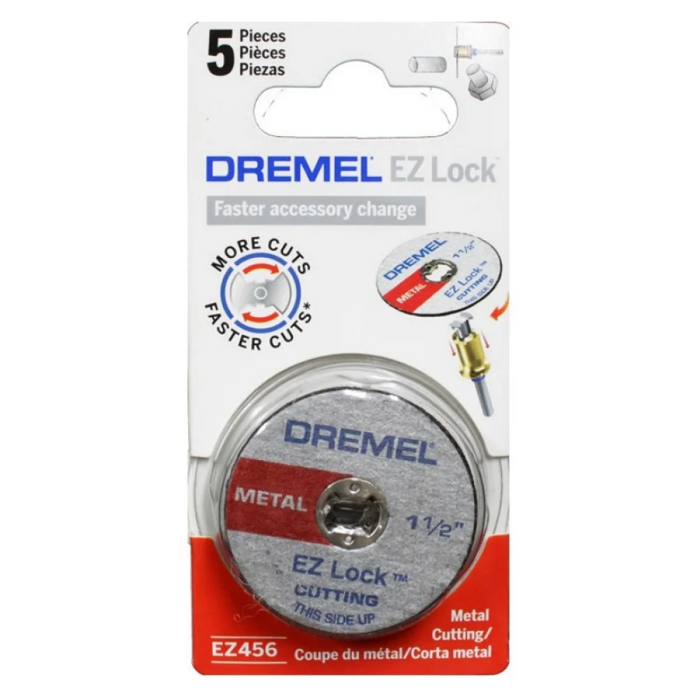 Jogo Disco de Corte para Metal 5 Pecas USO Em Micro Retifica 1.1/2" Dremel EZ456