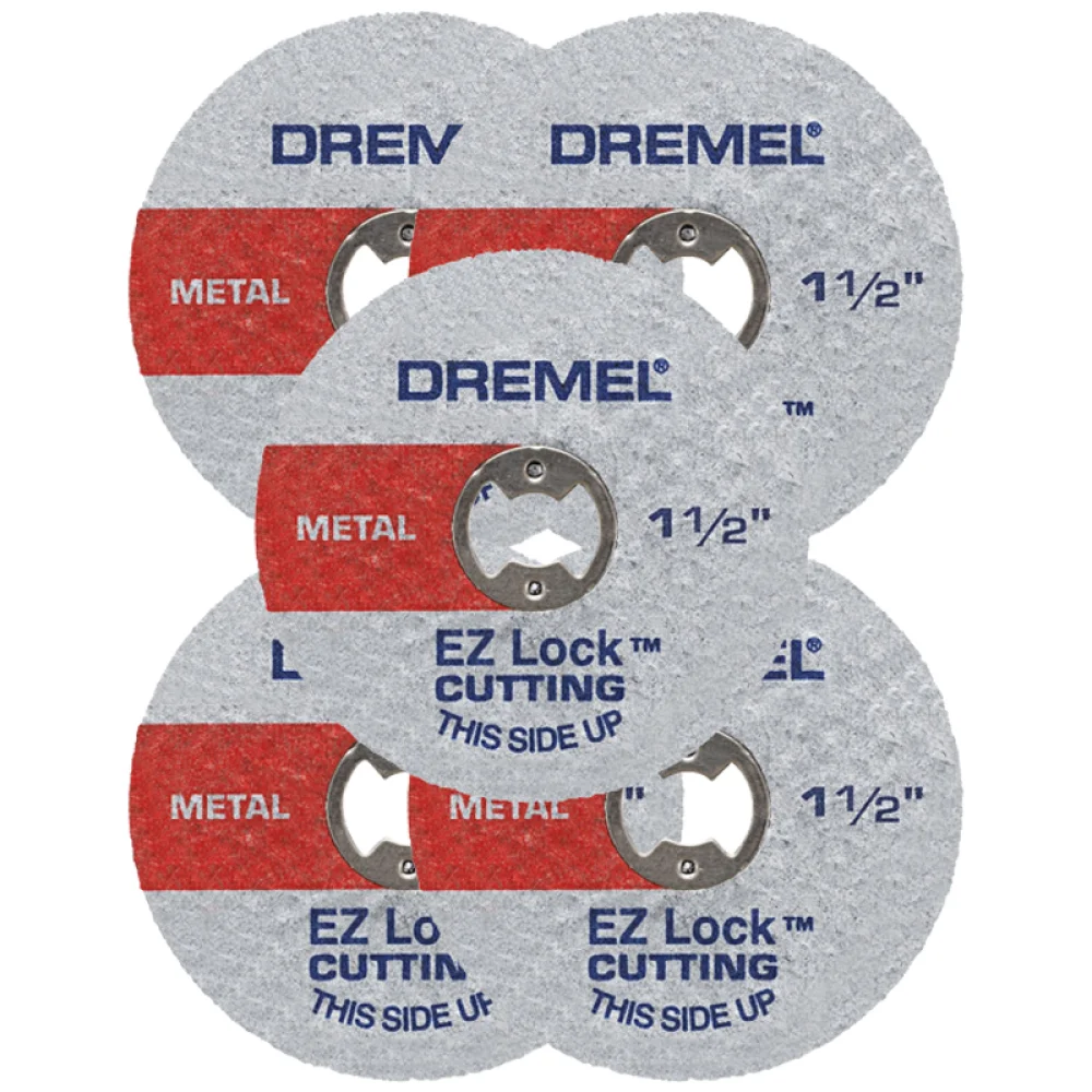 Jogo Disco de Corte para Metal 5 Pecas USO Em Micro Retifica 1.1/2" Dremel EZ456