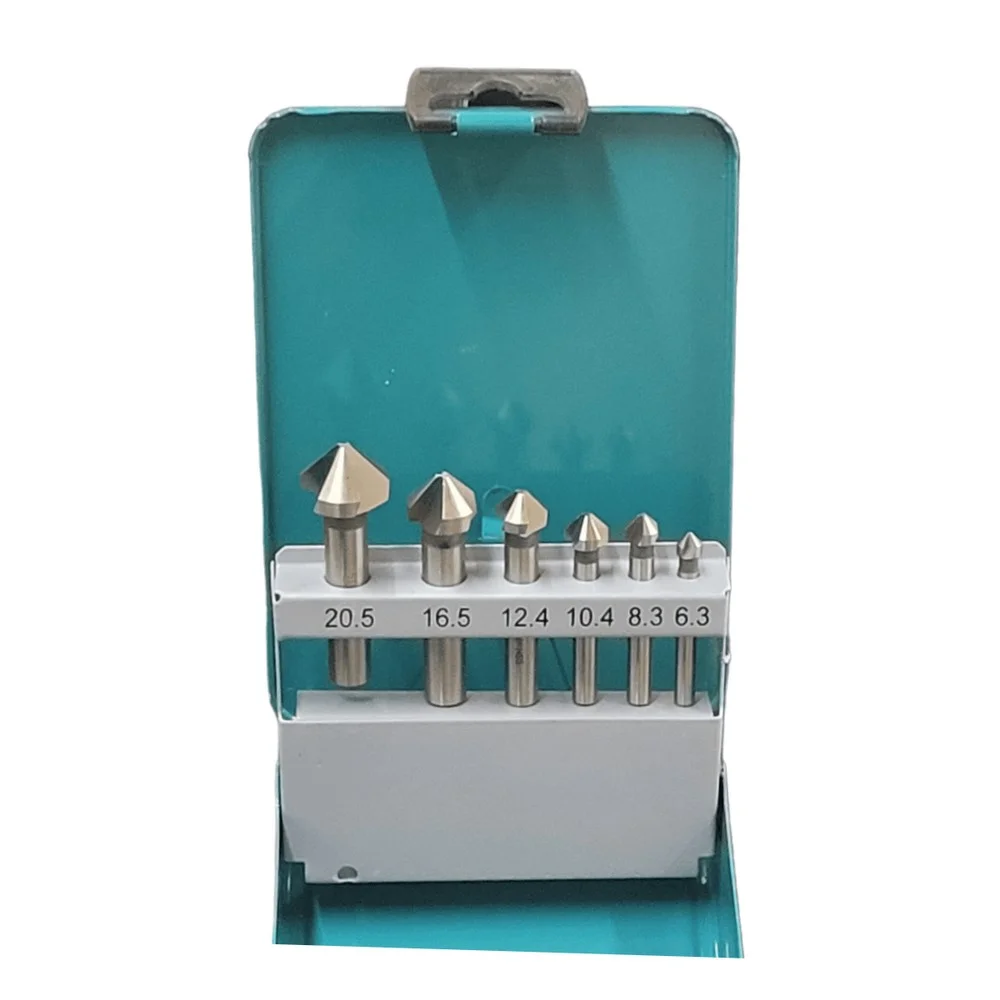 Jogo Escareador Haste Paralela 6 Pcs HSS M3AM10 Makita D42204