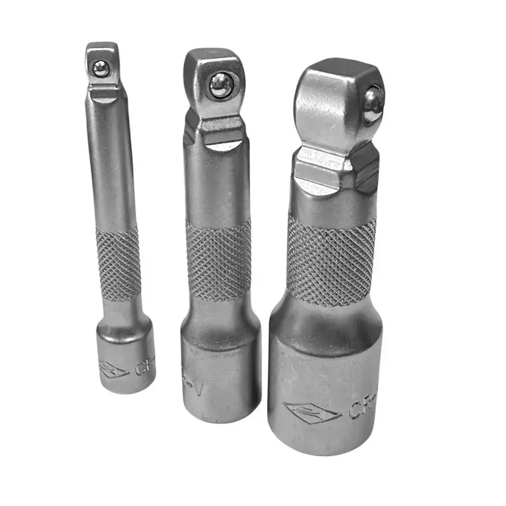 Jogo Extensao Abaulada para Soquete 3pcs 1/4X3" 3/8X3" 1/2X3" CRV Corneta 3335103