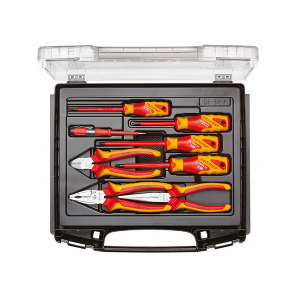 Jogo Ferramentas de Uso Geral Isolada 1000V 8pcs VDE 1000V IEC60900 Gedore 1101-003 VDE