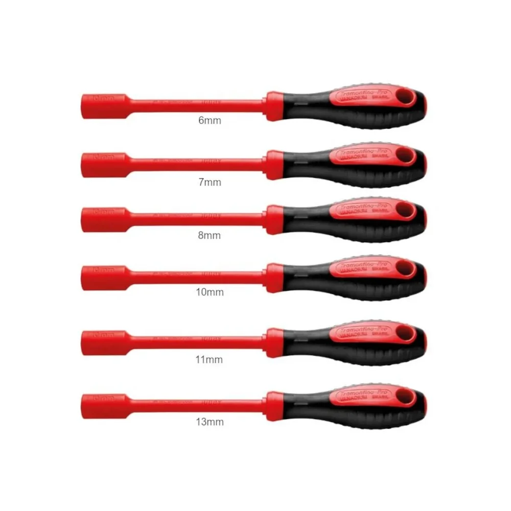Jogo Ferramentas de Uso Geral Isoladas 18pcs 1000V IEC60900 34X26X10CM Tramontina Pro 44349/918