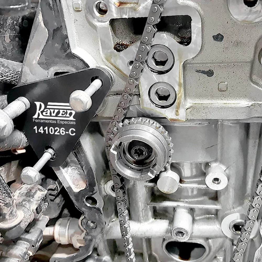 Jogo Ferramentas para Alinhar Cabecote do Motor Multiair 1.3T Fiat e Jeep Raven 141026