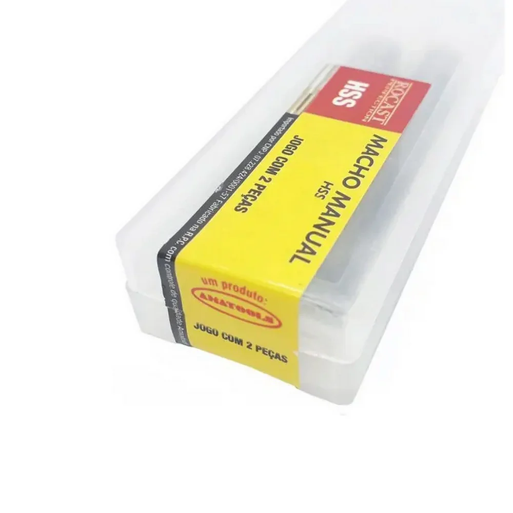 Jogo Macho Manual Mf 2 Pecas HSS 10X1,25MM Rocast 220017