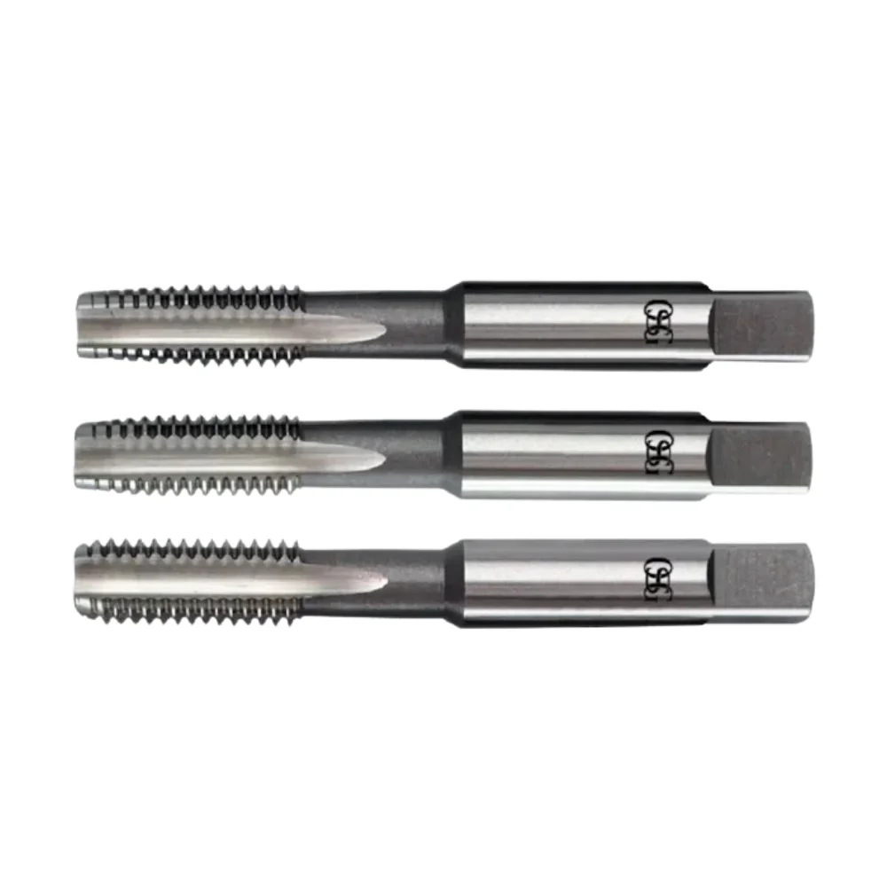 Jogo Macho Manual Unc 3 Pecas HSS 1.1/4X7F Osg 100A