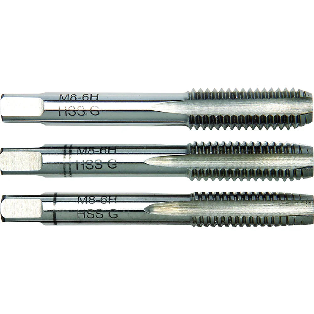 Jogo Macho Manual Unc 3 Pecas Perfil Seriado HSS 1X8F Rocast 220066