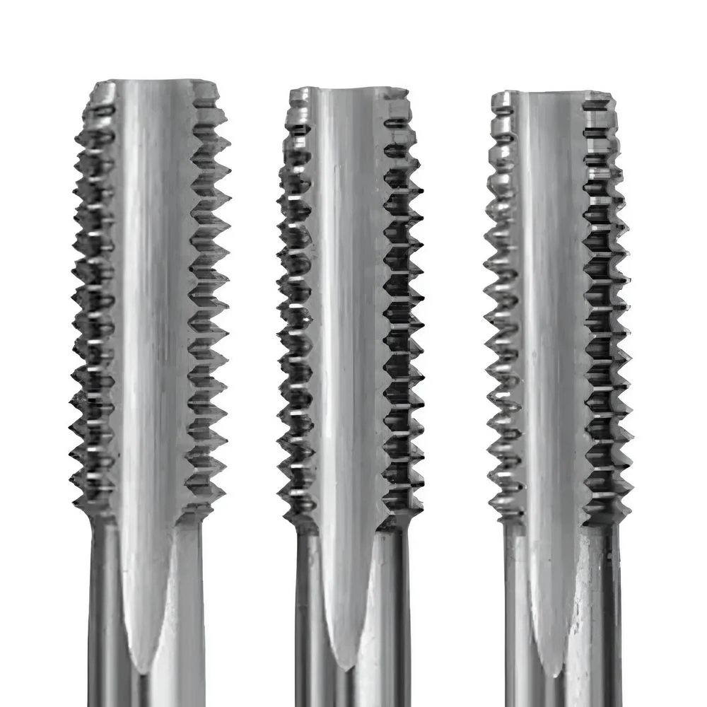 Jogo Macho Manual Unc 3 Pecas HSS N10X24F 3/16" Osg 100A