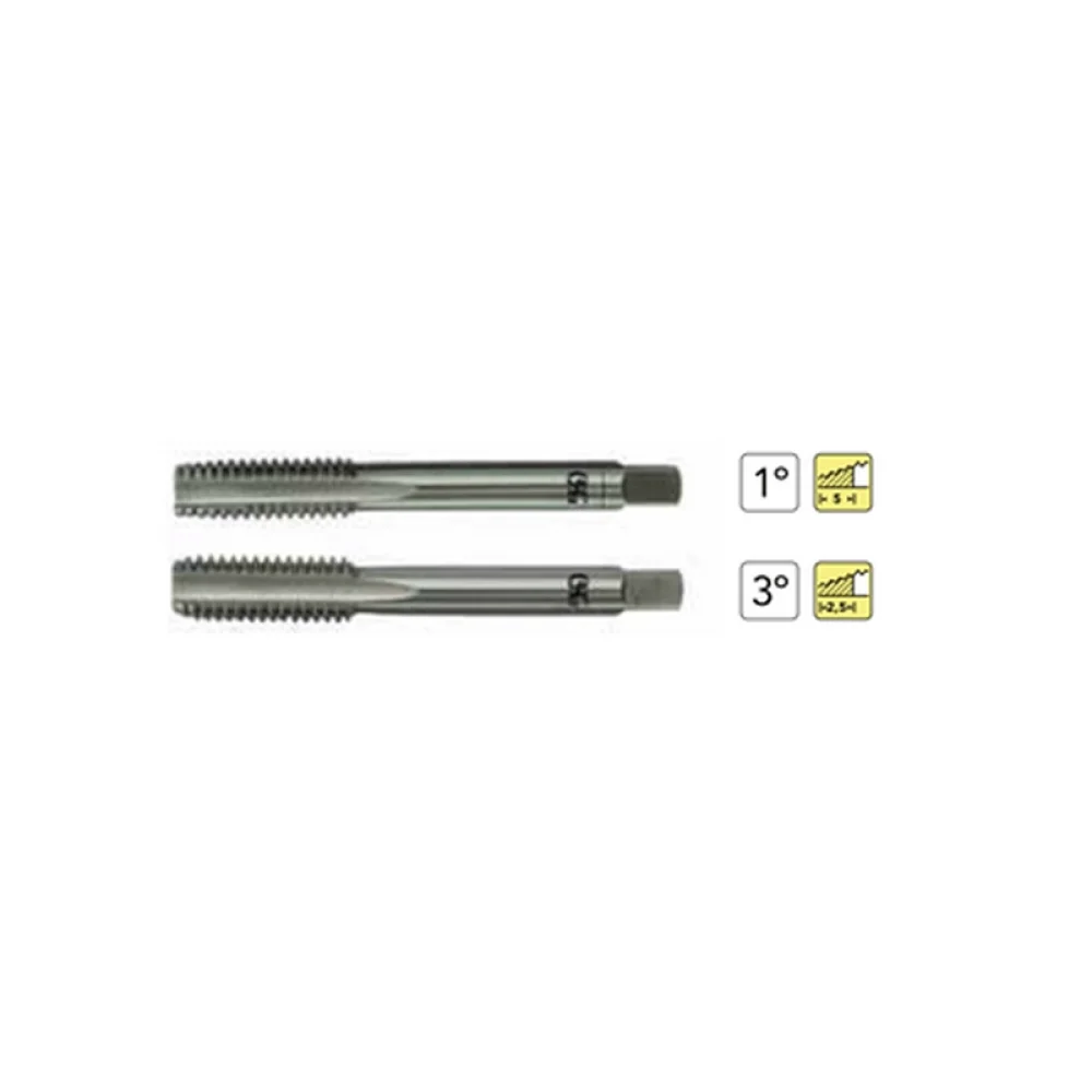 Jogo Macho Manual Unf 2 Pecas HSS 3/8X24F Osg 100B